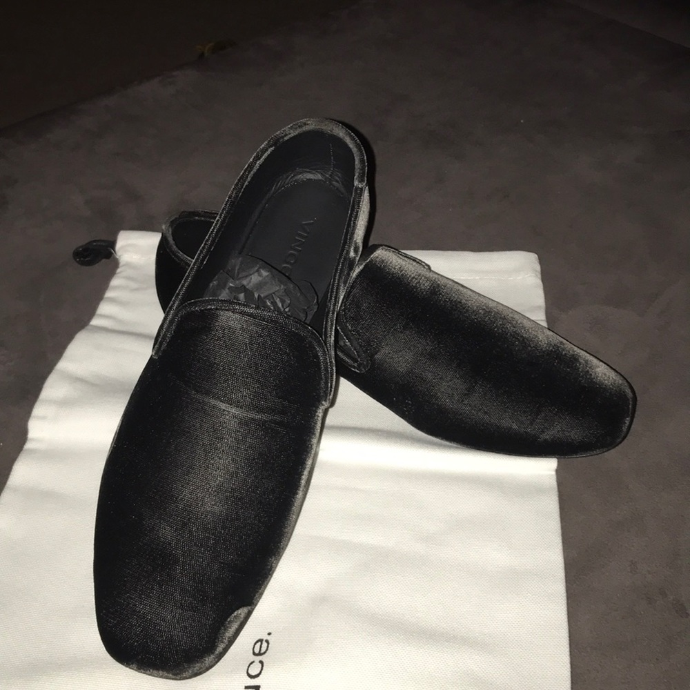 Vince velvet loafers
